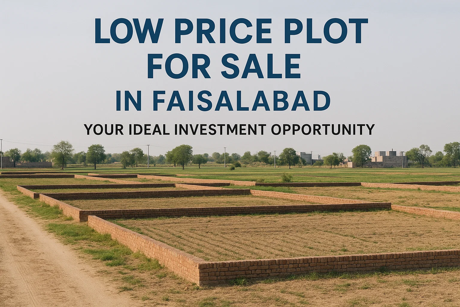 Low Price Plot for Sale in Faisalabad